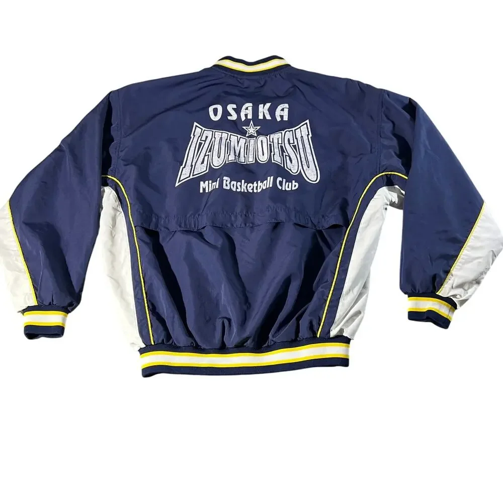 Converse Competition Kids Navy Snap Windbreaker Jacket 160